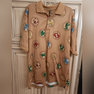 Zodiac Signs 2XL Collared Shirt!‎ Unique! ASTROLOGY